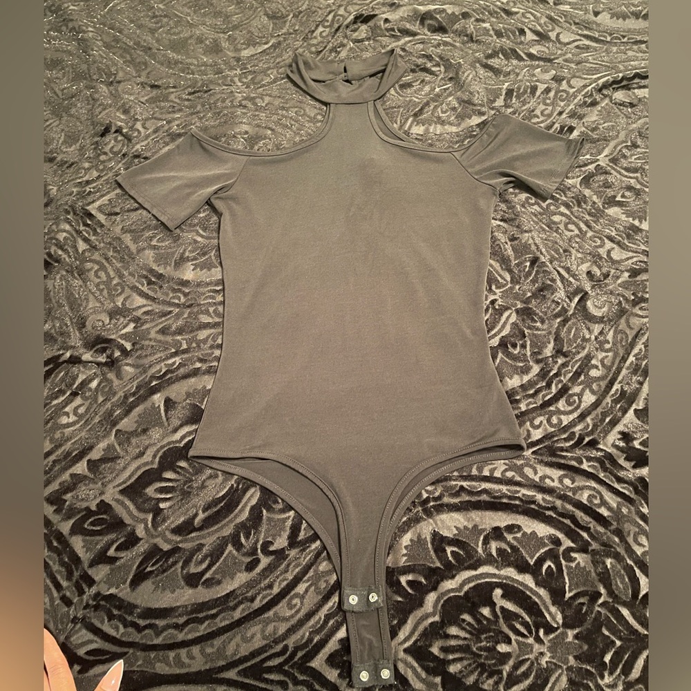 Black fitted bodysuit - Small